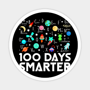 100Th Day Of School 100 Days Smarter Books Space Lover Magnet